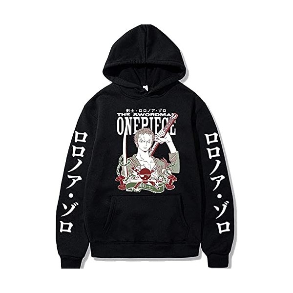 SiyaTom One Piece Hoodies Hommes Femmes Drôle Anime Sweat À Manches Longues Roronoa Zoro Bluzy Tops Vêtements