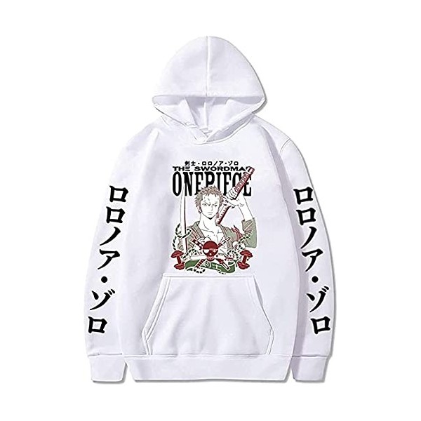 SiyaTom One Piece Hoodies Hommes Femmes Drôle Anime Sweat À Manches Longues Roronoa Zoro Bluzy Tops Vêtements