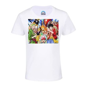 T-Shirt Enfant Mixte One Piece Manga Luffy Zoro Sanji Chopers Nami