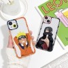 2 Pièces Coque pour iPhone 13/iPhone 14 6.1 avec Anime Sasuke Itachi Manga Couleur 3D Imprimé Motiv Transparent Case Antich