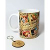 Tasse - Série One Piece + porte-clés Wanted - Anime - Manga -