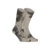 [ X ] CAPSLAB Chaussette Homme One Piece, 1 Paire de Chaussette Haute Tie & Dye, Confortable et Douce, Noir, Gris, Taille 39/