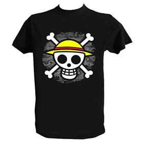 T Shirt One Piece Crâne Law Fan Art Homme Enfant Tee Shirt One Piece Luffy Jolly Roger, Enfant 9-11 Ans