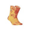 [ X ] CAPSLAB Chaussette Homme One Piece, 1 Paire de Chaussette Haute Tie & Dye, Confortable et Douce, Orange, Taille 43/46