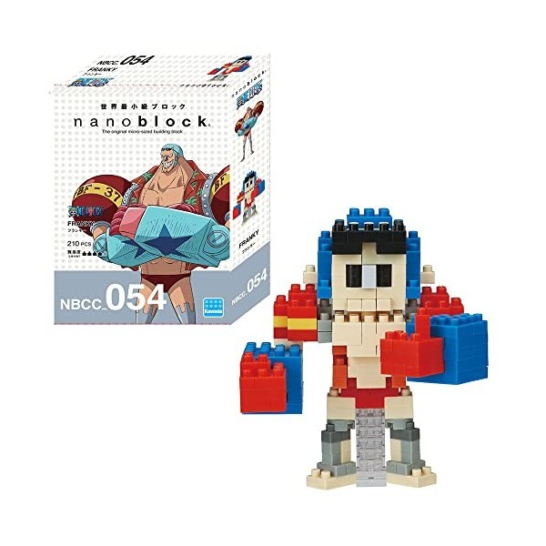 Nanoblock NBCC-054 Franky One Piece Jouet, Multicolore