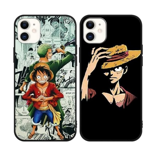 2 Pièces Coque pour Xiaomi Redmi Note 11 Pro 4G/5G 2022 6.67 Case Anime Luffy Gear 5 Nika Zoro Manga Motif Housse Étui de T