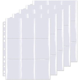 540 Pochettes pour Cartes,Portefeuilles Collectionner avec Poches des Deux Côtés,Trading Card Sleeves de 30 Pages, en Polypro