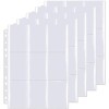 540 Pochettes pour Cartes,Portefeuilles Collectionner avec Poches des Deux Côtés,Trading Card Sleeves de 30 Pages, en Polypro