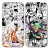 2 Pièces Coque pour iPhone 7/iPhone 8/iPhoneSE 2022/2020 4.7, Animé One Piece Luffy Gear 5 Nika Zoro Sun God avec Protectio