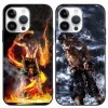 PBNDJVG 2 Pièces Coque pour Apple iPhone 15 Pro Max 6.7 Pouce, Anime One Piece Ace Manga Dessin Animé Motif Étui Protection H