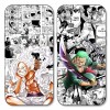 2 Pièces Coque pour Samsung Galaxy A54 5G 6.4, Animé One Piece Luffy Gear 5 Nika Zoro Sun God avec Protection Caméra Etui H
