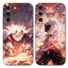 2 Pièces Coque pour Samsung Galaxy A54 5G 6.4, Animé One Piece Luffy Gear 5 Nika Zoro Sun God avec Protection Caméra Etui H