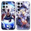 2 Pièces Coque pour Samsung Galaxy A54 5G 6.4, Animé One Piece Luffy Gear 5 Nika Zoro Sun God avec Protection Caméra Etui H