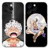 2 Pièces Coque pour Apple iPhone 15 PRO MAX 6.7, Animé One Piece Luffy Gear 5 Nika Zoro Sun God avec Protection Caméra Etui