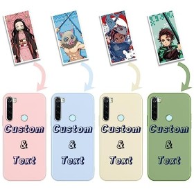 Coque Pour Xiaomi Redmi Note 8/Note 8 2021 6.3 Anime Demon Slayer Tanjirou Kamado Nezuko Zenitsu Inosuke Giyuu Shinobu Mang