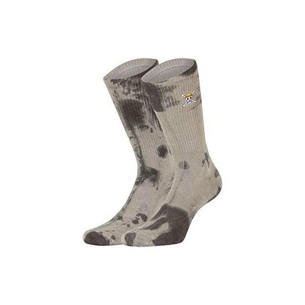 CAPSLAB Paire de Chaussettes Homme Tie and Dye One Piece 39-42, Luffy 