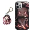 Coque pour OPPO A74 5G /A54 5G 6.5 Pouce, Animé Demon Slayer Kamado Nezuko Tanjirou Manga Motif avec 3D Cartoon Chiffre Porte