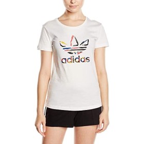 Adidas Essentials Loose Logo T-Shirt Female Adult, White/Black, S