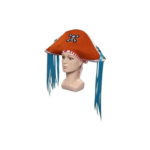 Panjue Costume de paille pour Halloween, carnaval, cosplay taille unique, orange 1 