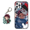 Coque pour OPPO A74 5G /A54 5G 6.5 Pouce, Animé Demon Slayer Kamado Nezuko Tanjirou Manga Motif avec 3D Cartoon Chiffre Porte