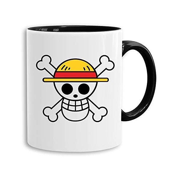 Logo - tasse à café Mug cadeau Son Ruffy Luffy Zoro Saitama One Dragon Master Goku Ball Vegeta Turtle Roshi Piece Golds Db, F