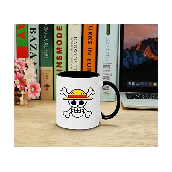 Logo - tasse à café Mug cadeau Son Ruffy Luffy Zoro Saitama One Dragon Master Goku Ball Vegeta Turtle Roshi Piece Golds Db, F