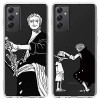 2 Pièces Coque pour Samsung Galaxy A34 5G 6.5, Anime Luffy Gear 5 Nika Zoro Manga Design Design Motif Housse Étui de Transp