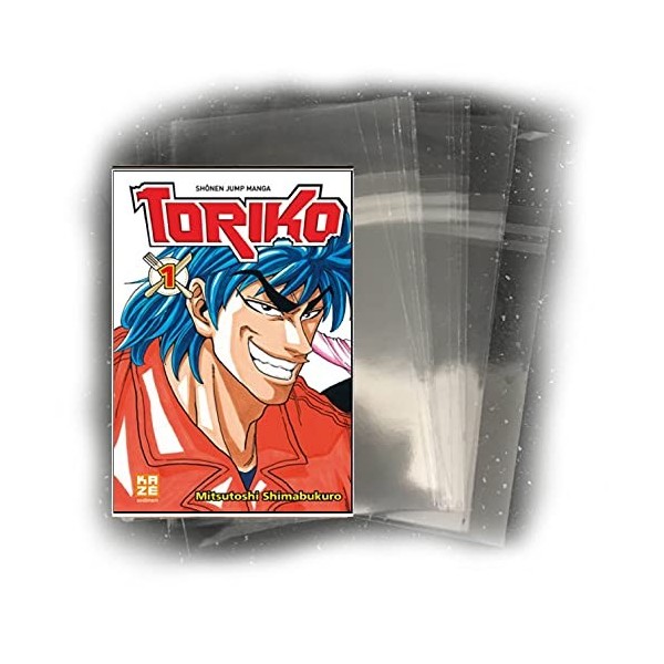 100 pochettes pour MANGAS 130x180mm : Les Chevaliers du Zodiaque, Hunter X Hunter, Toriko . My-smartup 