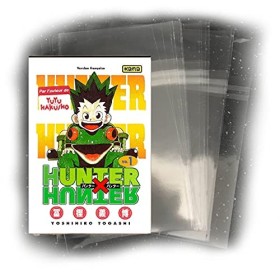 100 pochettes pour MANGAS 130x180mm : Les Chevaliers du Zodiaque, Hunter X Hunter, Toriko . My-smartup 