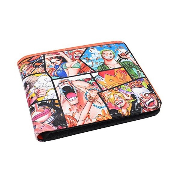 Babioms Portefeuille, Portefeuilles Anime, Luffy Portefeuille Garçons, Portefeuille en Cuir, Portefeuille Court à Deux Volets