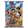 IFHDO ONE PIECE Poster de dessin animé ONE PIECE Poster à Dérouler en Tissu Décoration Murale Peinture à suspendre Anime pour