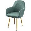 Housse de Chaise avec Accoudoirs Extensible 1/2/4/6 Housse Chaises De Dossier Bureau Fauteuil Jacquard Couverture De Chaise D