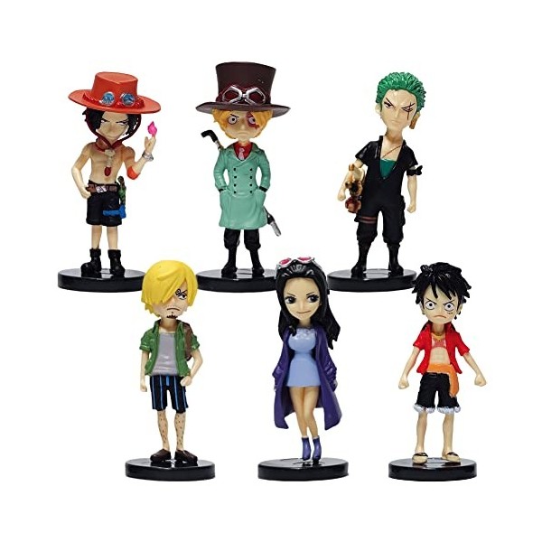 One Piece Figure, Décoration de Gâteau, One Piece Gâteau Topper, Cake Topper Enfants Anniversaire Décoration de Gâteau Annive