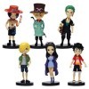 One Piece Figure, Décoration de Gâteau, One Piece Gâteau Topper, Cake Topper Enfants Anniversaire Décoration de Gâteau Annive