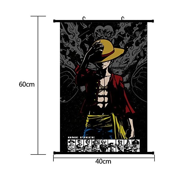 One Piece Poster Manga Poster Anime Mur Art Esthétique Chambre Décor Toile Affiche Défilement Peinture pour Décoration de Cha