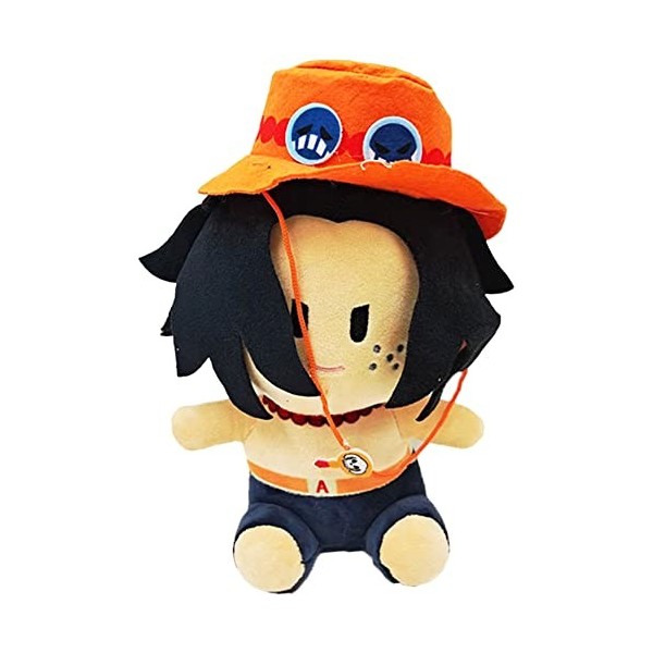 FYDZBSL One Piece Poupée en Peluche Anime Portgas·D·Ace Peluche Jouets Mignonnes en Peluche One Piece Animal Poupées Plush To