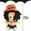 FYDZBSL One Piece Poupée en Peluche Anime Portgas·D·Ace Peluche Jouets Mignonnes en Peluche One Piece Animal Poupées Plush To