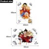 Stickers Muraux Luffy, Luffy Stickers Muraux,Luffy Sticker, Garçon Et Fille Chambre denfant Salon Cuisine Autocollants Murau