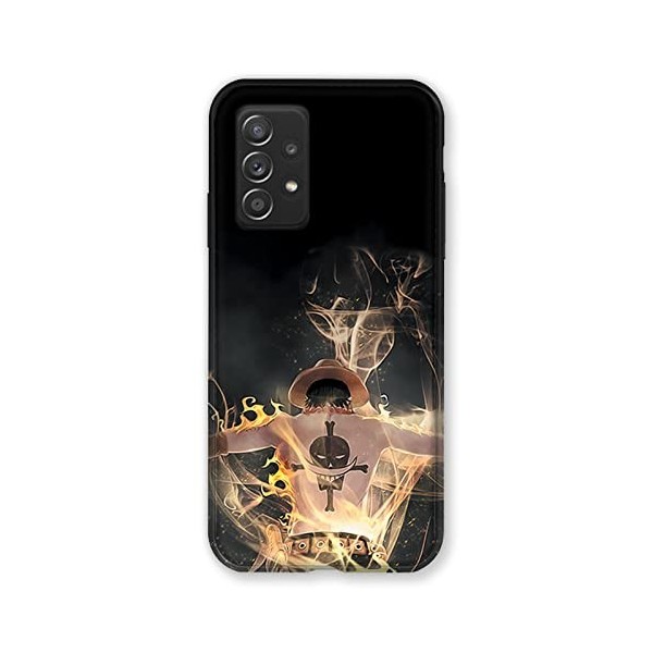 Cokitec Coque pour Samsung Galaxy A52S Manga One Piece Tete de Mort