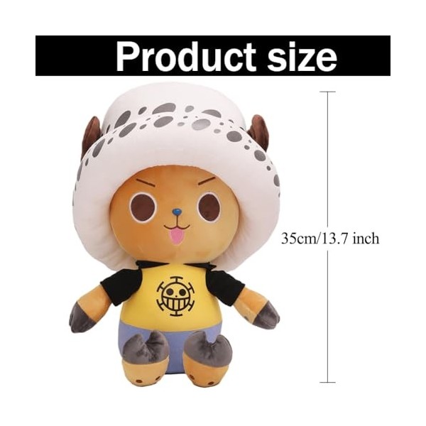 LKNBIF One-Piece Peluche 35cm One-Piece Soft Peluche Poupée awaii One-Piece Doudou en Peluche Mignon Doux Jouet en Peluche Ex