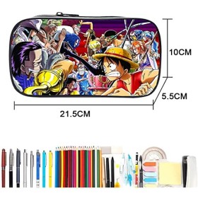 One Piece Trousse Crayons FISAPBXC Anime One Piece Stationery Box étui à crayons dessin animé Multifonctionnel Fournitures Pa