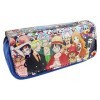 One Piece Trousse Crayons One Piece Enfant Anime Sac Papeterie Trousse à Crayon Étudiants Étui à Crayons Grande capacité Étui