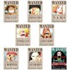 O-ne Piece Posters Wanted Anime Poster Poster O-ne Piece Wanted Vintage Affiche Luffy Poster Anime Décoration dIntérieur, Dé