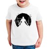 Zoro Moon One Manga T-Shirt Luffy pour Enfants Anime Piece, Kinder T-Shirt Größe:110-116 5-6 Ans , Kinder Farben:Noir