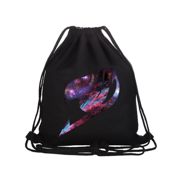 Roffatide Anime One Piece Luffy Chapeau De Paille Pirates Sac À Tiroir Imprimé Sac De Sport Sac À Dos Toile Drawsting Sac À D