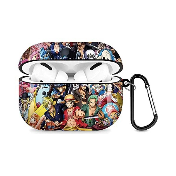 I3C Anime Luffy Airpods Coque, étui pour écouteurs,Airpods Case Protection Mignonne pour AirPods 1st2nd Aiprpods Pro Accessoi