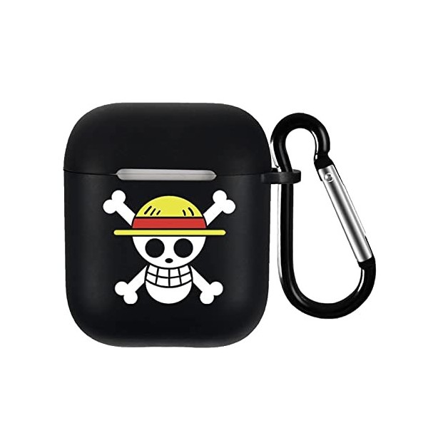 I3C Anime Luffy Airpods Coque, étui pour écouteurs,Airpods Case Protection Mignonne pour AirPods 1st2nd Aiprpods Pro Accessoi