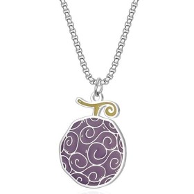 JOHLCR Anime ONE PIECE Collier En Alliage Personnages De Dessins Pendentif Fruit Du Démon Accessoires Dhabillage De Fête De 