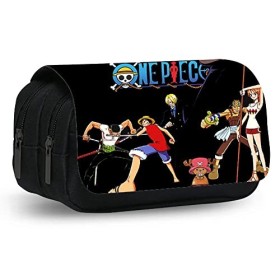 One Piece Étui à Crayons,One Piece Trousse Scolaire,One Piece Trousse à Crayons, Trousse de Crayon Multifonction,Trousse Scol