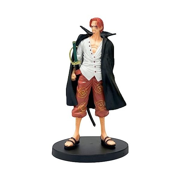 Shanks Enfance Chapeau De Paille Luffy PVC Action Figure, Anime Shanks Figurines, Shanks Touching Figures Figurines daction 